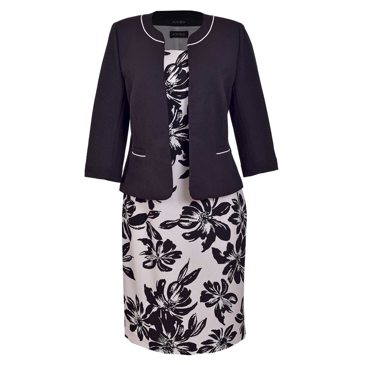Conjunto 2Pzas Saco y Vestido Estampado Joces