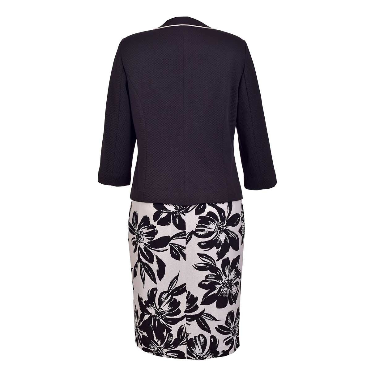 Conjunto 2Pzas Saco y Vestido Estampado Joces
