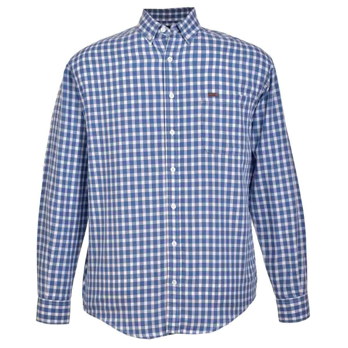 Camisa Classic Manga Larga Azul Lee