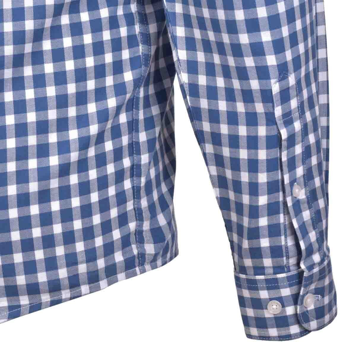 Camisa Classic Manga Larga Azul Lee