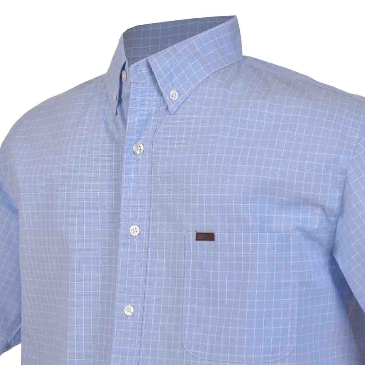 Camisa Classic Manga Corta Azul Lee