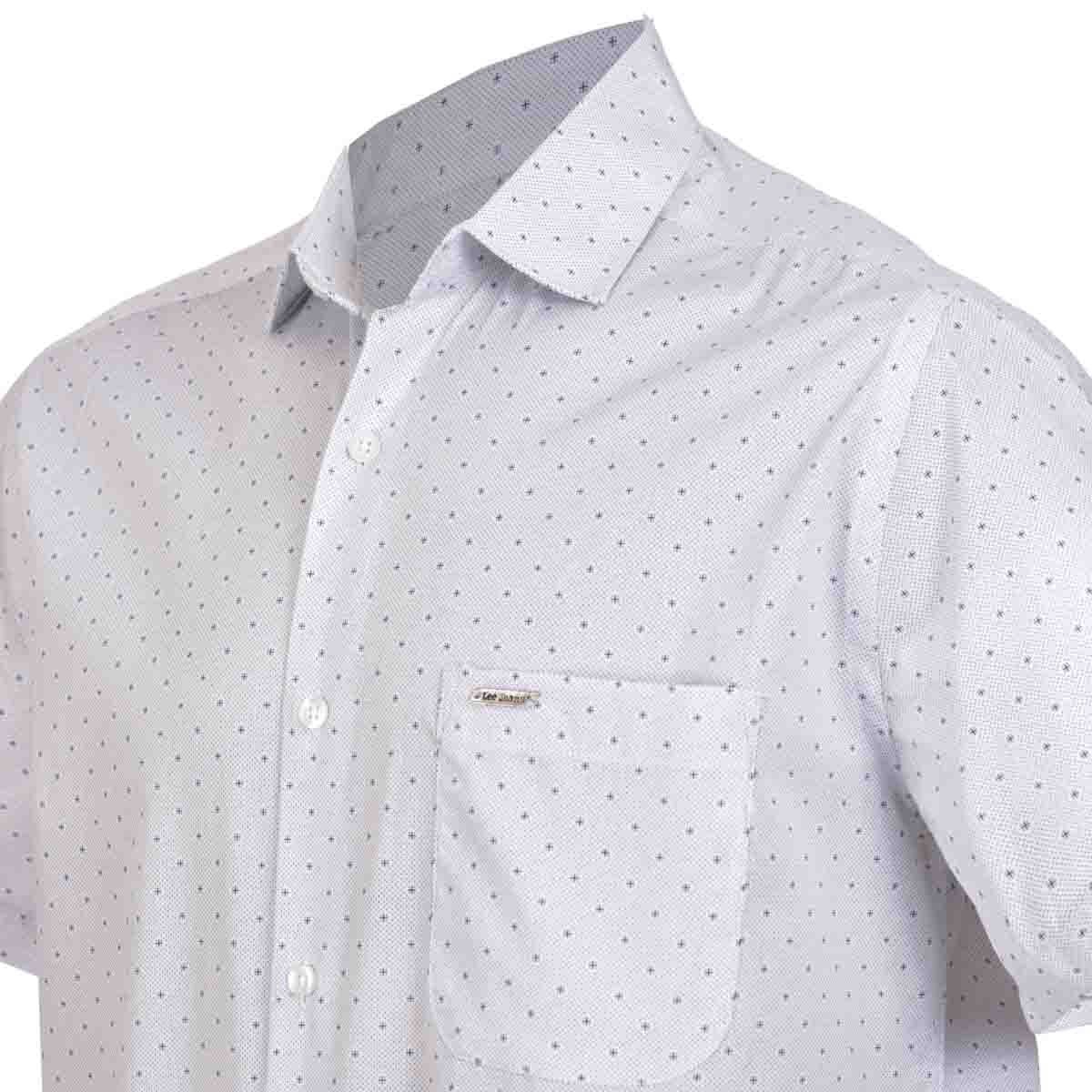 Camisa Fitted Manga Corta Blanco Lee