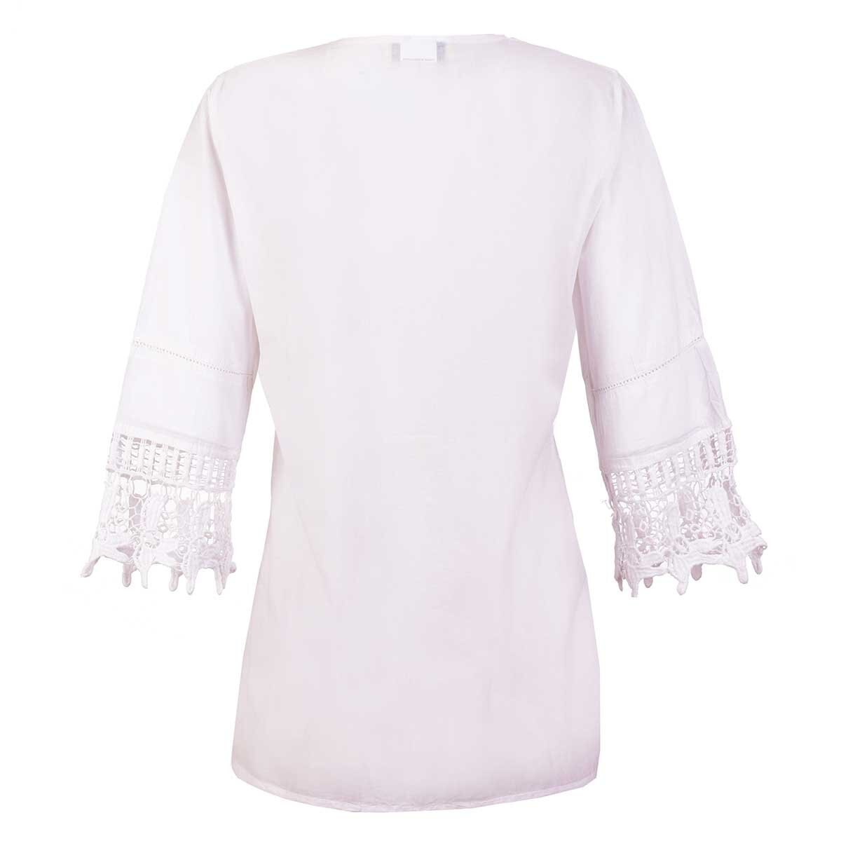 Blusa con Encaje en Manga Banana Jeans para Dama