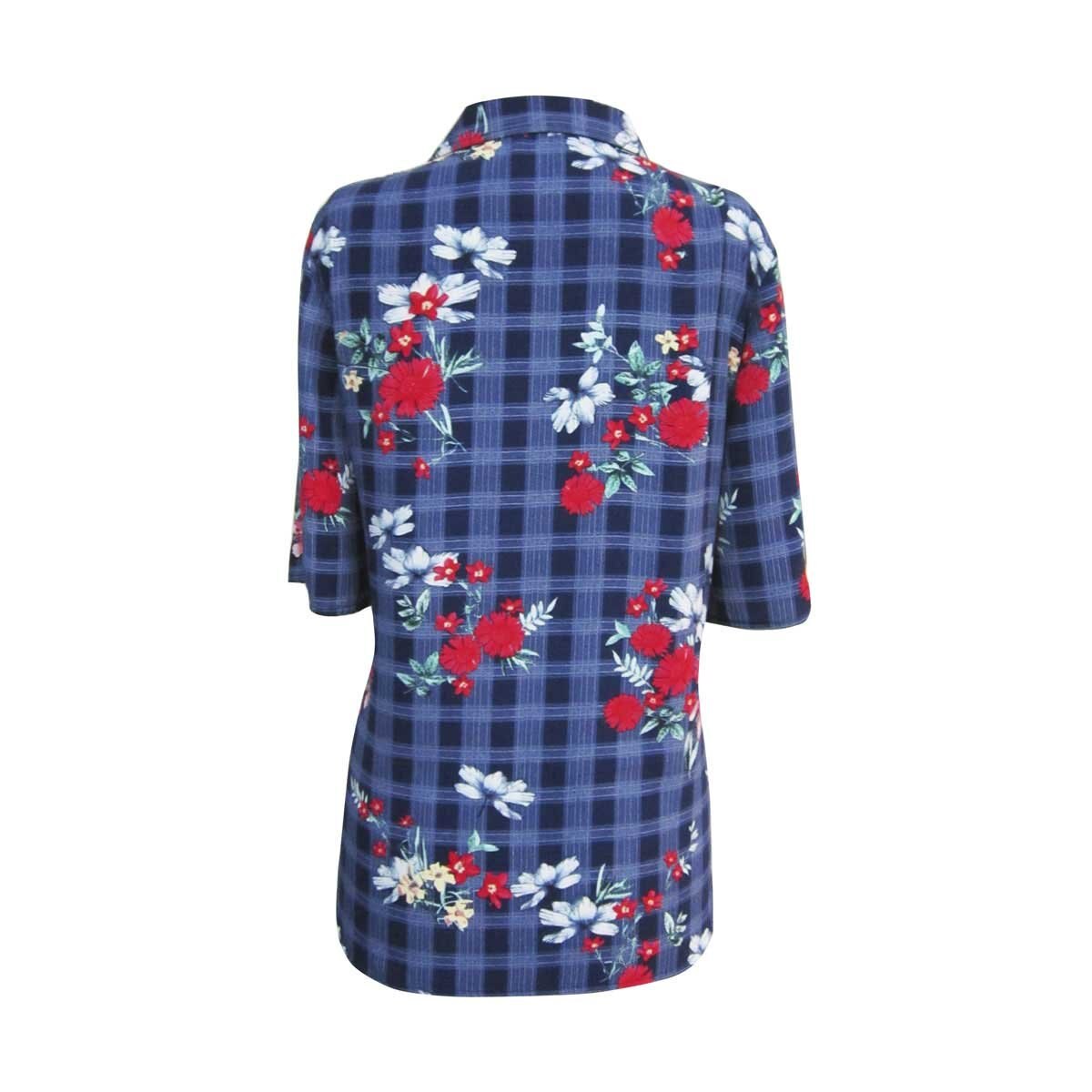 Blusa Camisera Estampada Mabel