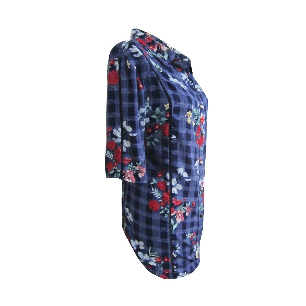 Blusa Camisera Estampada Mabel