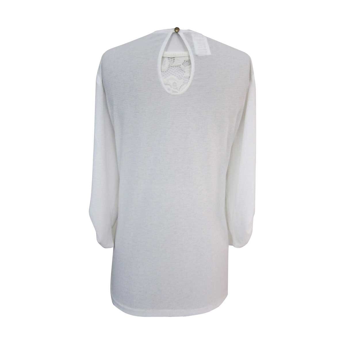 blusas combinadas con encaje