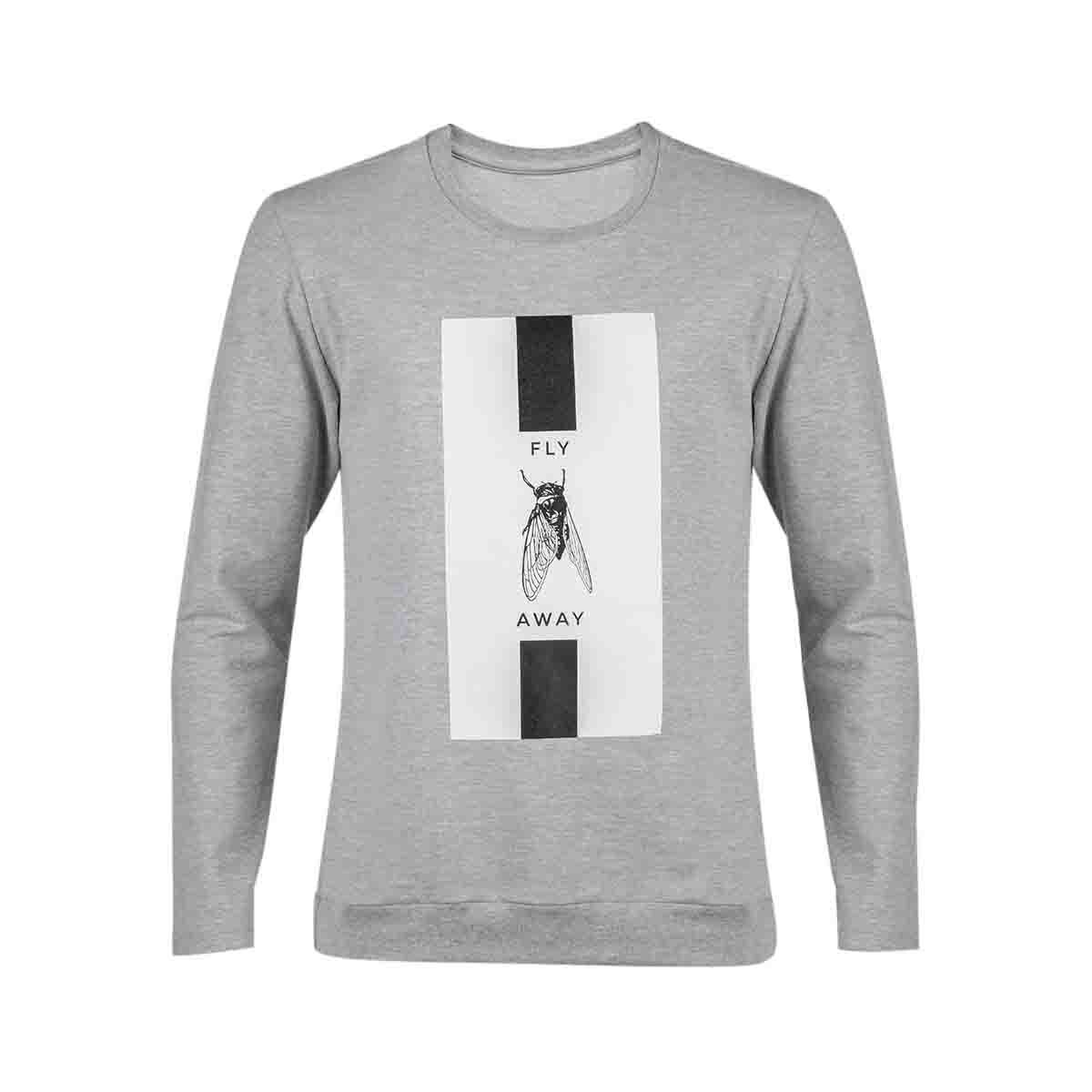 Sudadera Manga Larga Cuello Redondo Estampada Fukka para Caballero