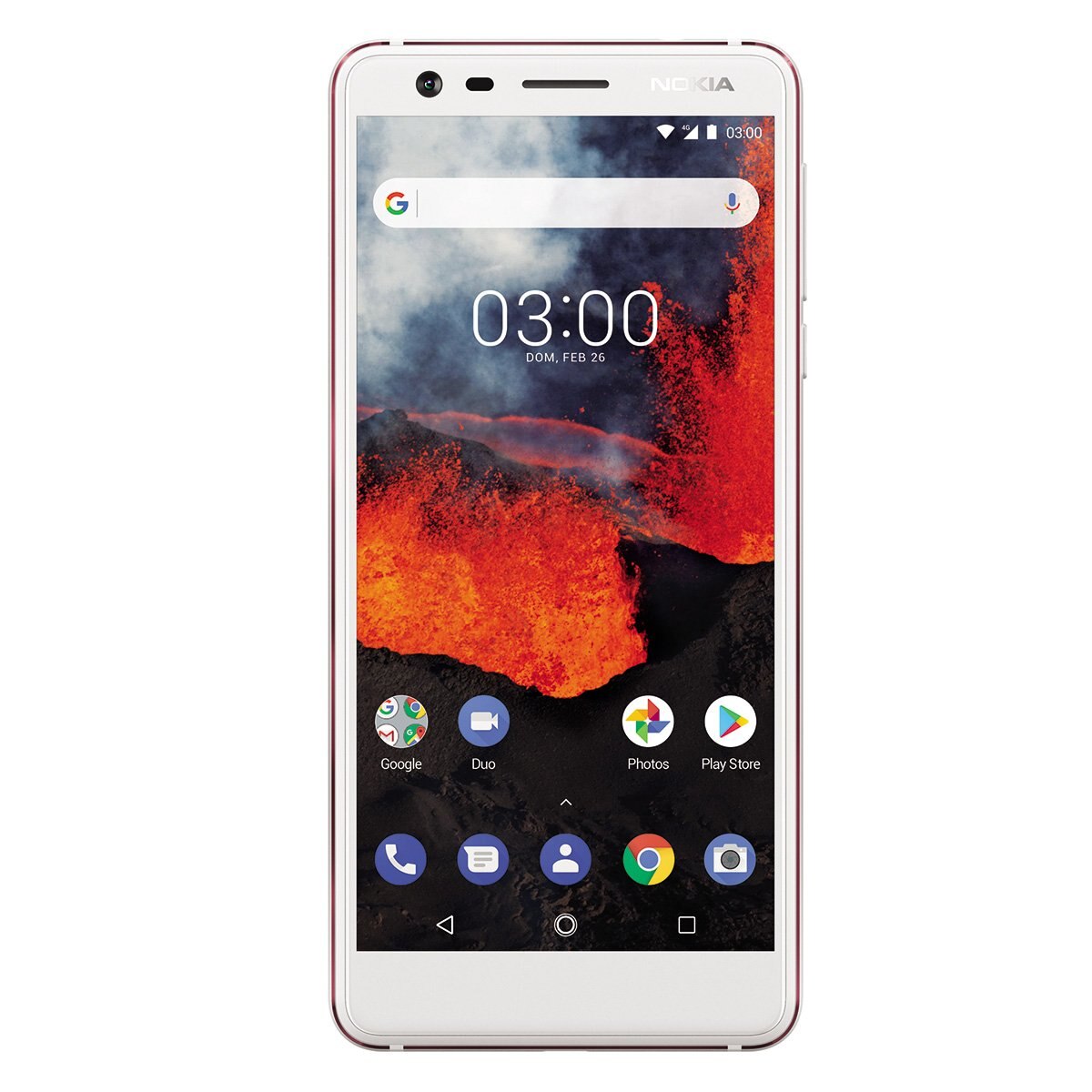 Celular Nokia 3.1 1074 Color Blanco R9 (Telcel)