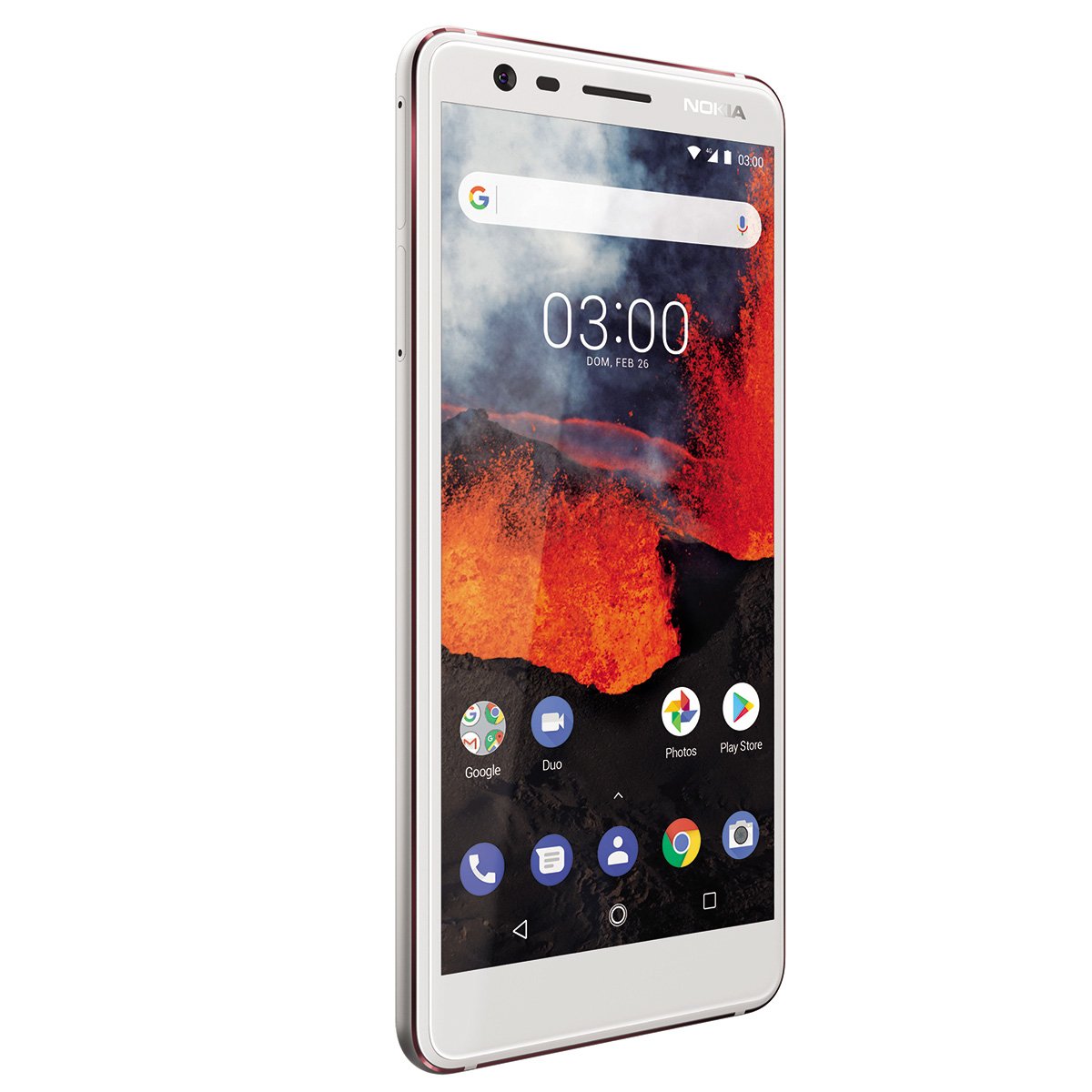 Celular Nokia 3.1 1074 Color Blanco R9 (Telcel)