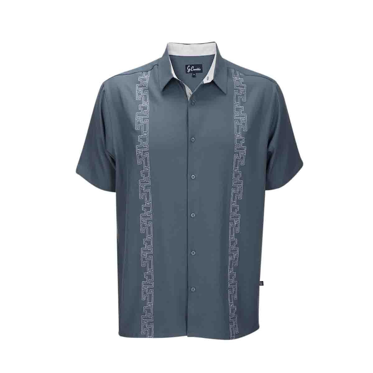 Guayabera Manga Corta con Bordado G Candila