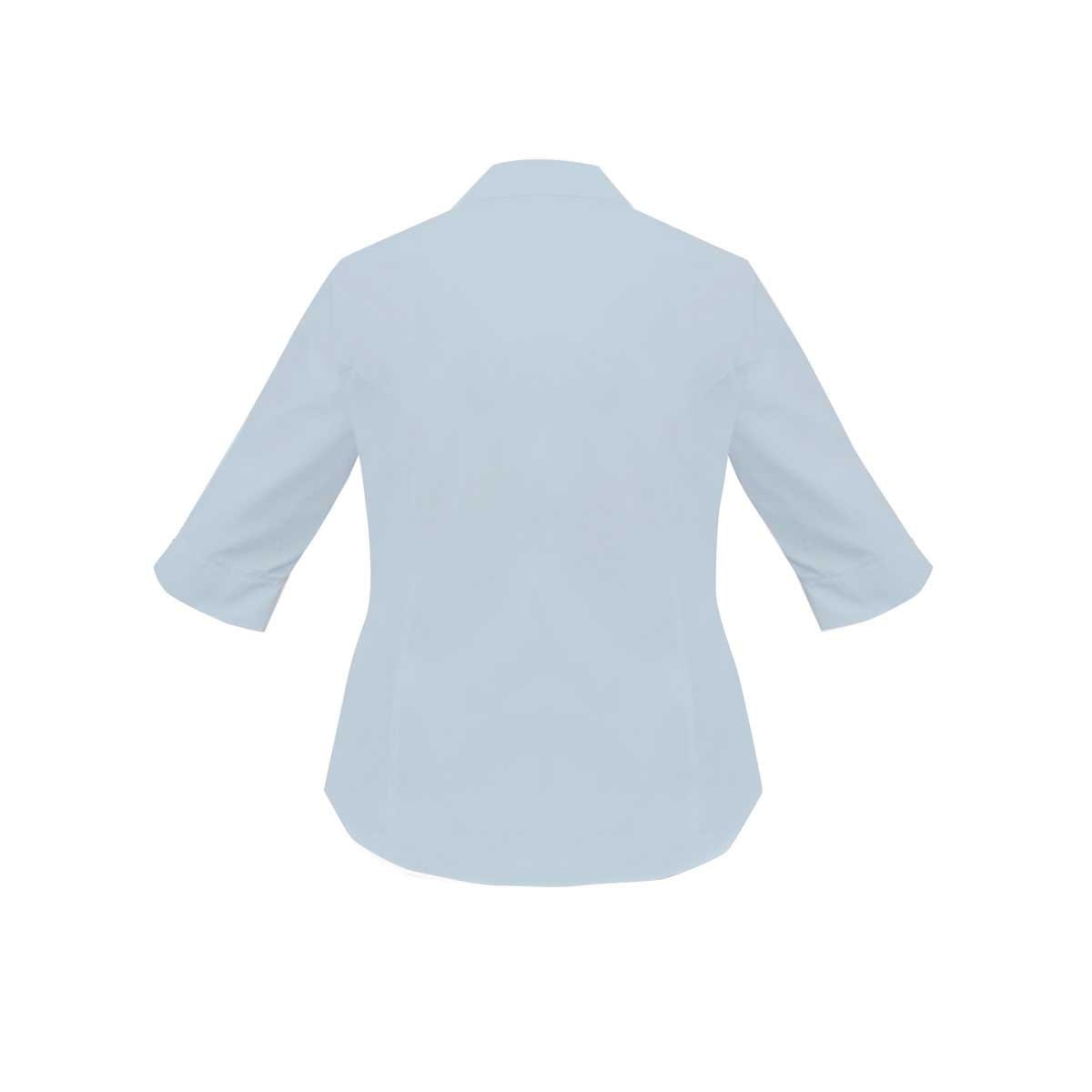 Blusa para Dama Básica Manga 3/4 Azul Pavla Mint