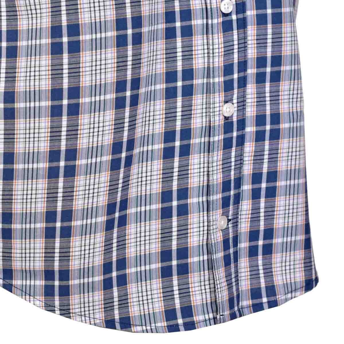 Camisa Classic Manga Corta Color Marino-Blanco Lee