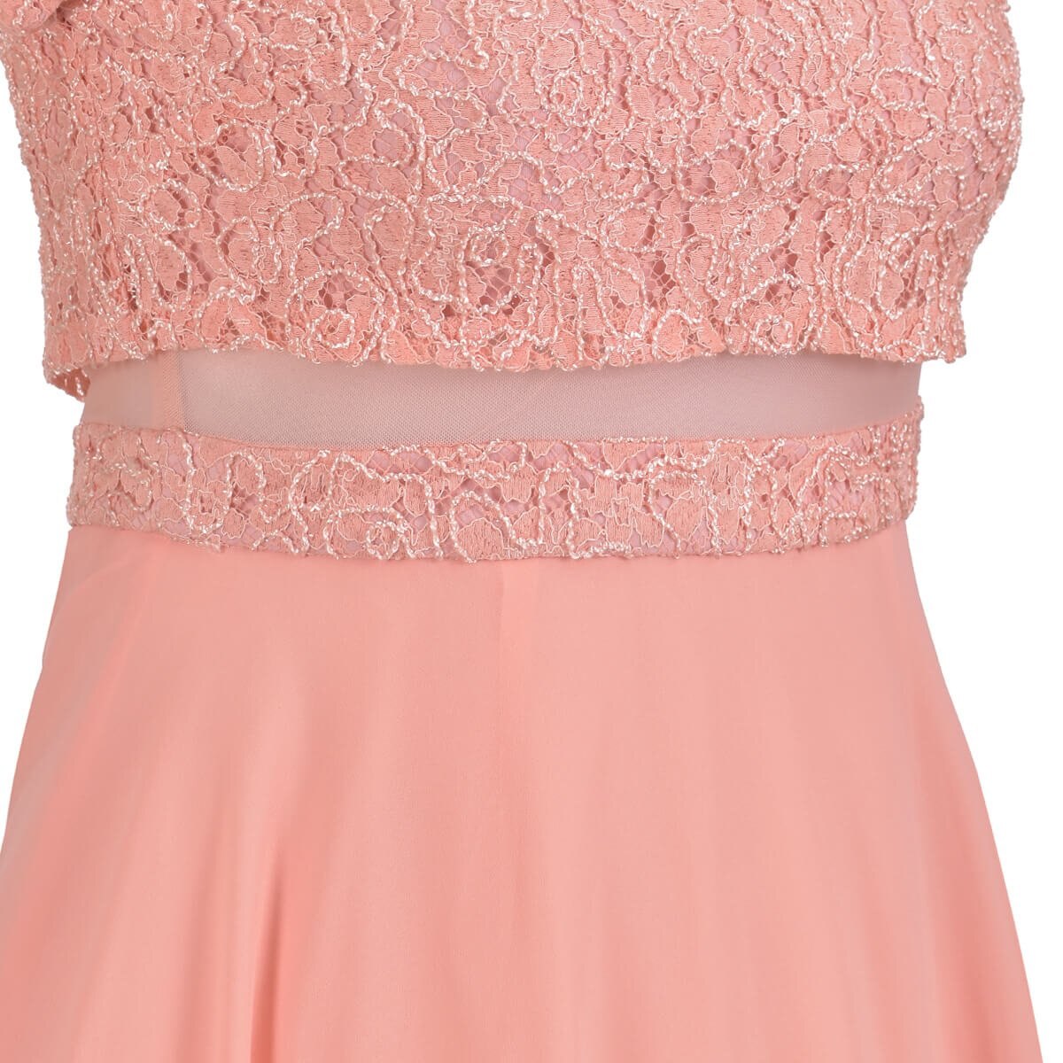 Vestido Largo Talle Encaje de Chelsea Philosophy Jr Plus