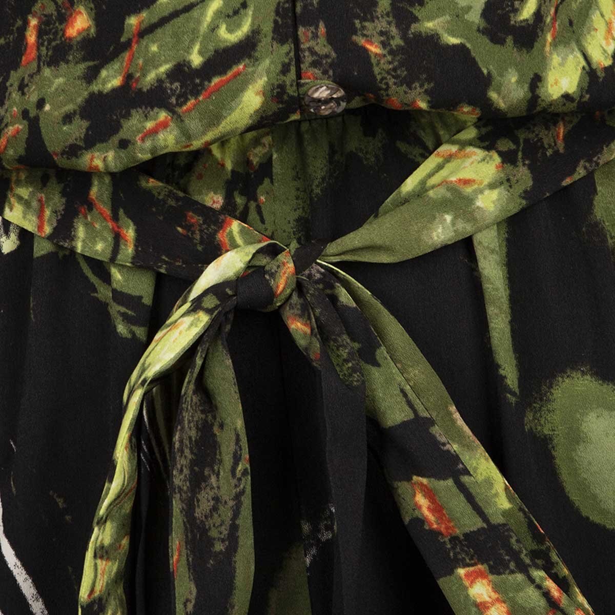 Jumpsuit Estampado Cuello V Cinta Amarre Apostrophe