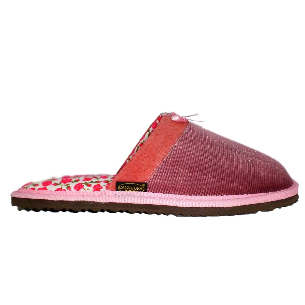 Pantufla Textura con Moño Calzatura