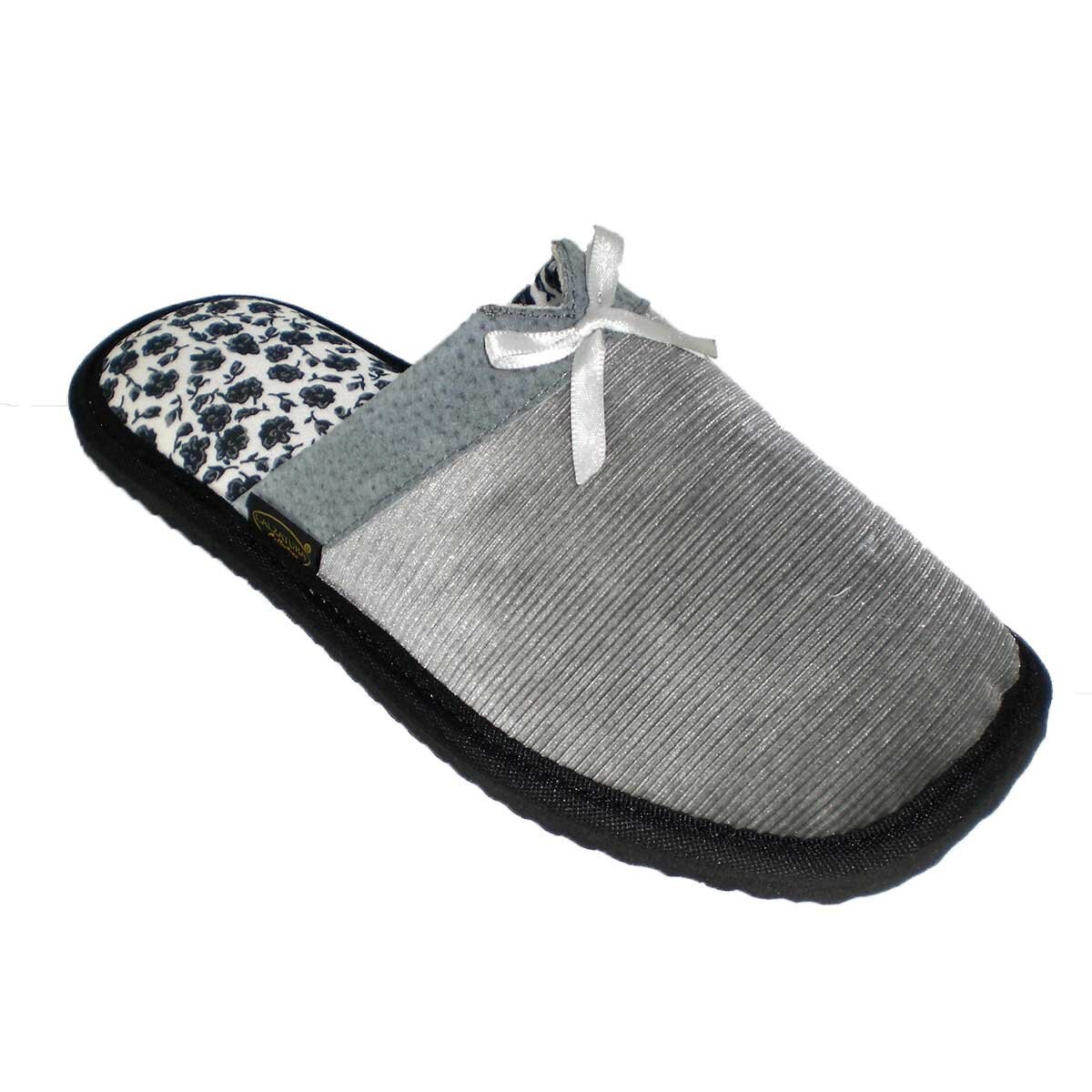 Pantufla Textura con Moño Calzatura