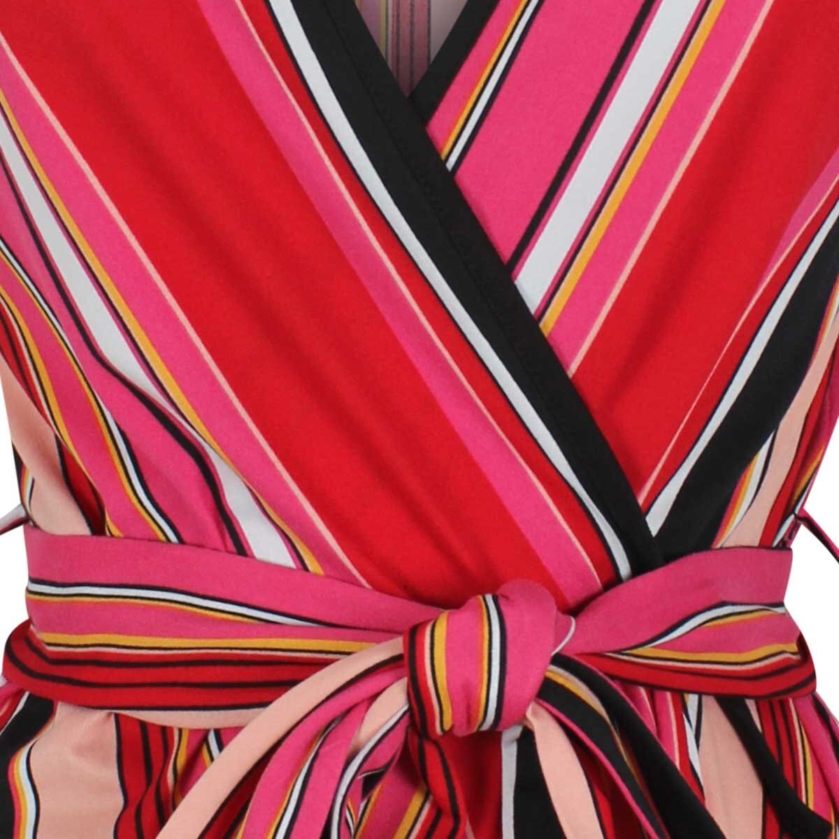 Blusa Manga Corta con Cinta a Rayas Just By Basel