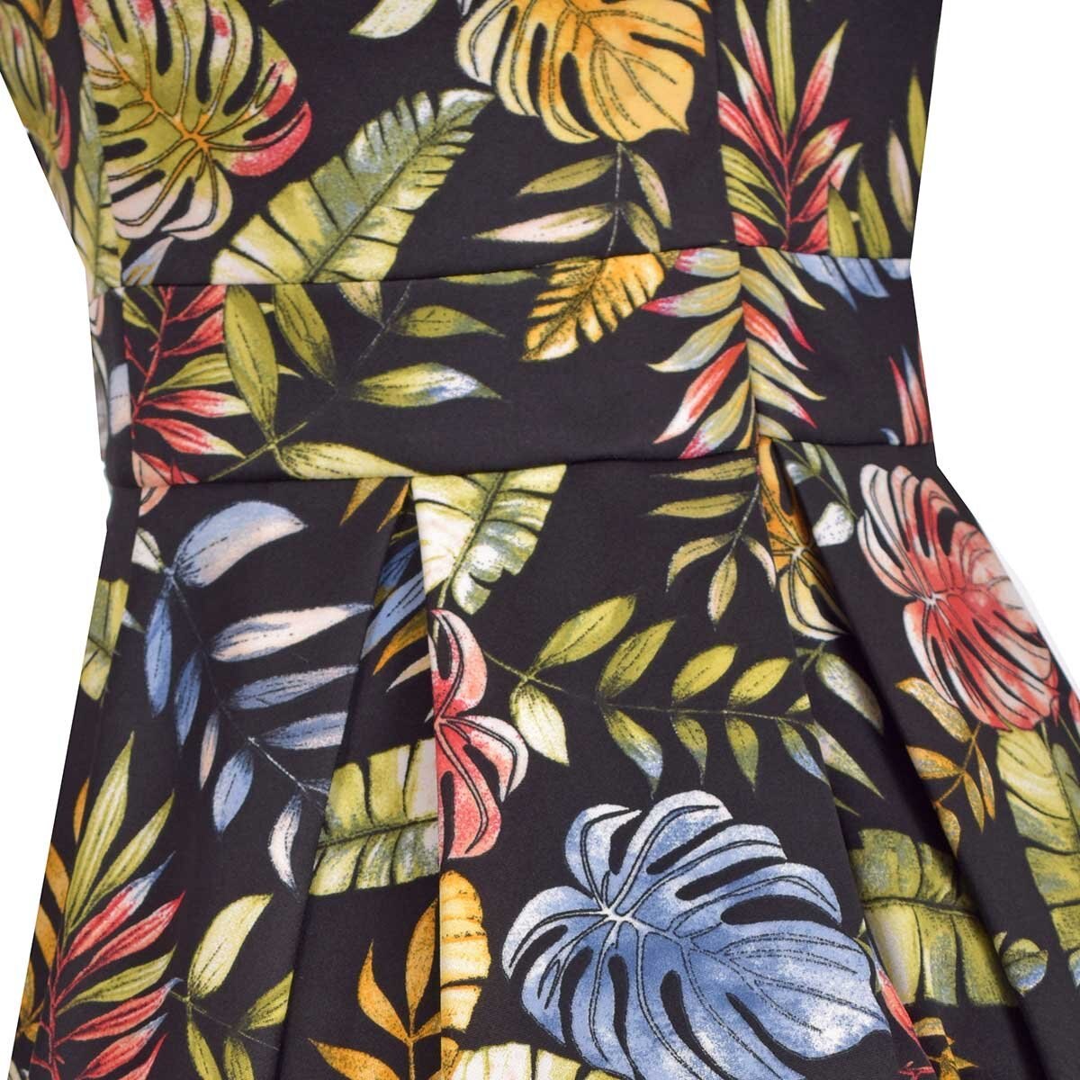 Vestido de Fiesta Corto Escote V Estampado de Techno Gogo Philosophy Jr Nights