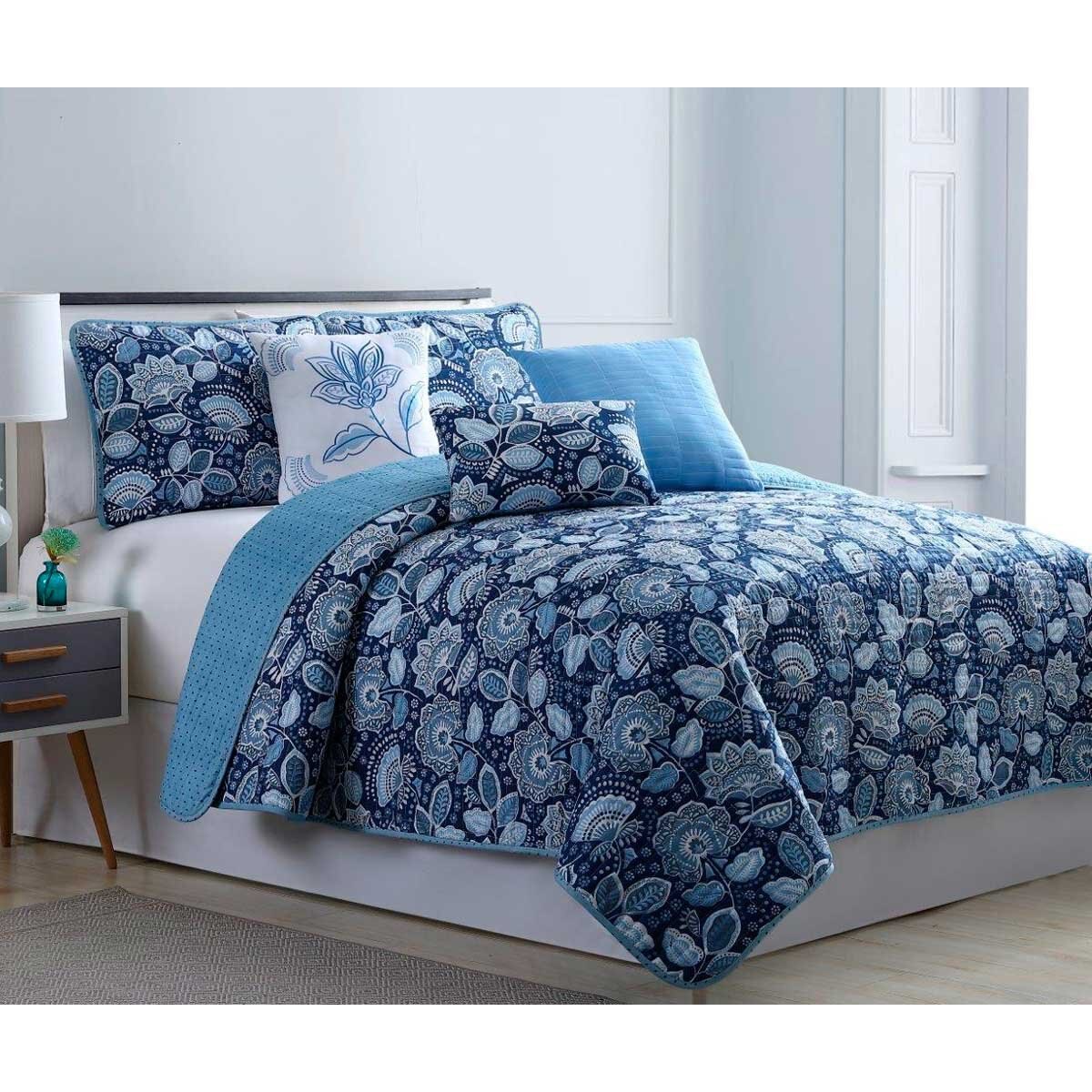 Sobre Cama Traveler Floral Mandalay Bay - Matrimonial / Queen Size