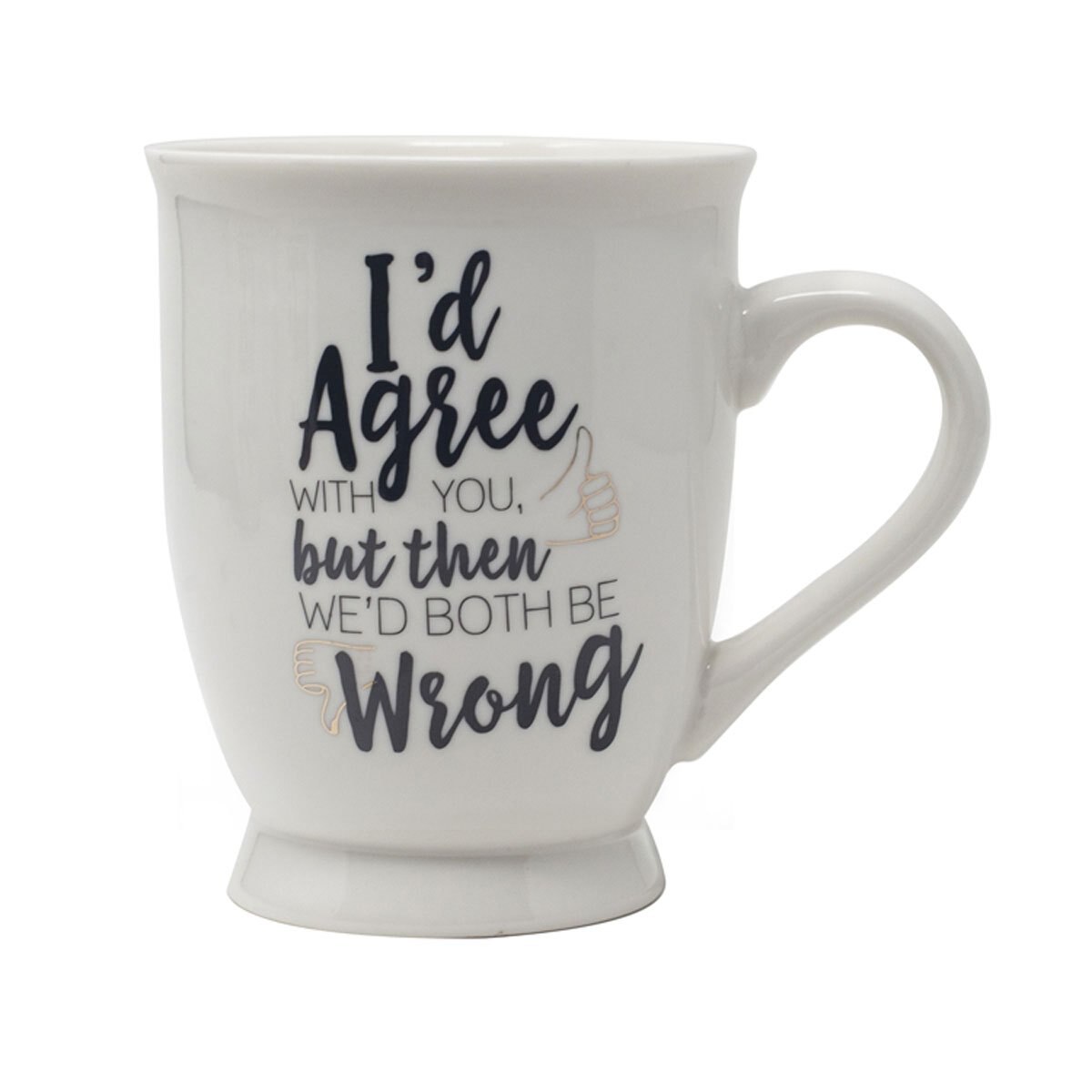 Taza Mensajes Dorados 14Oz Blue Harbor