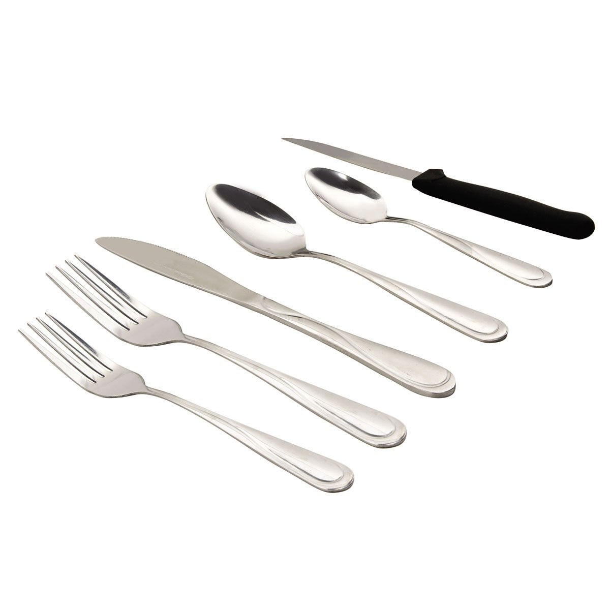 Cubiertos Trillium Plus 24 Pzs C/4 Cuchillos de Carne - 1.8/1.5 Mm Gibson Home