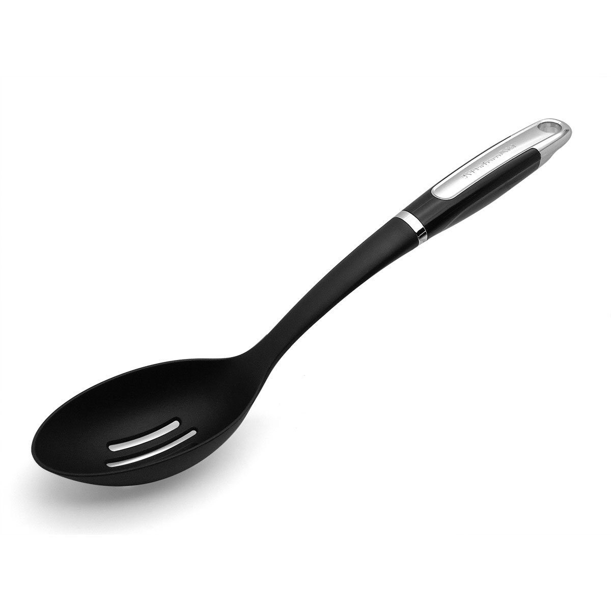 Cuchara Ranurada Negro Kitchen Aid