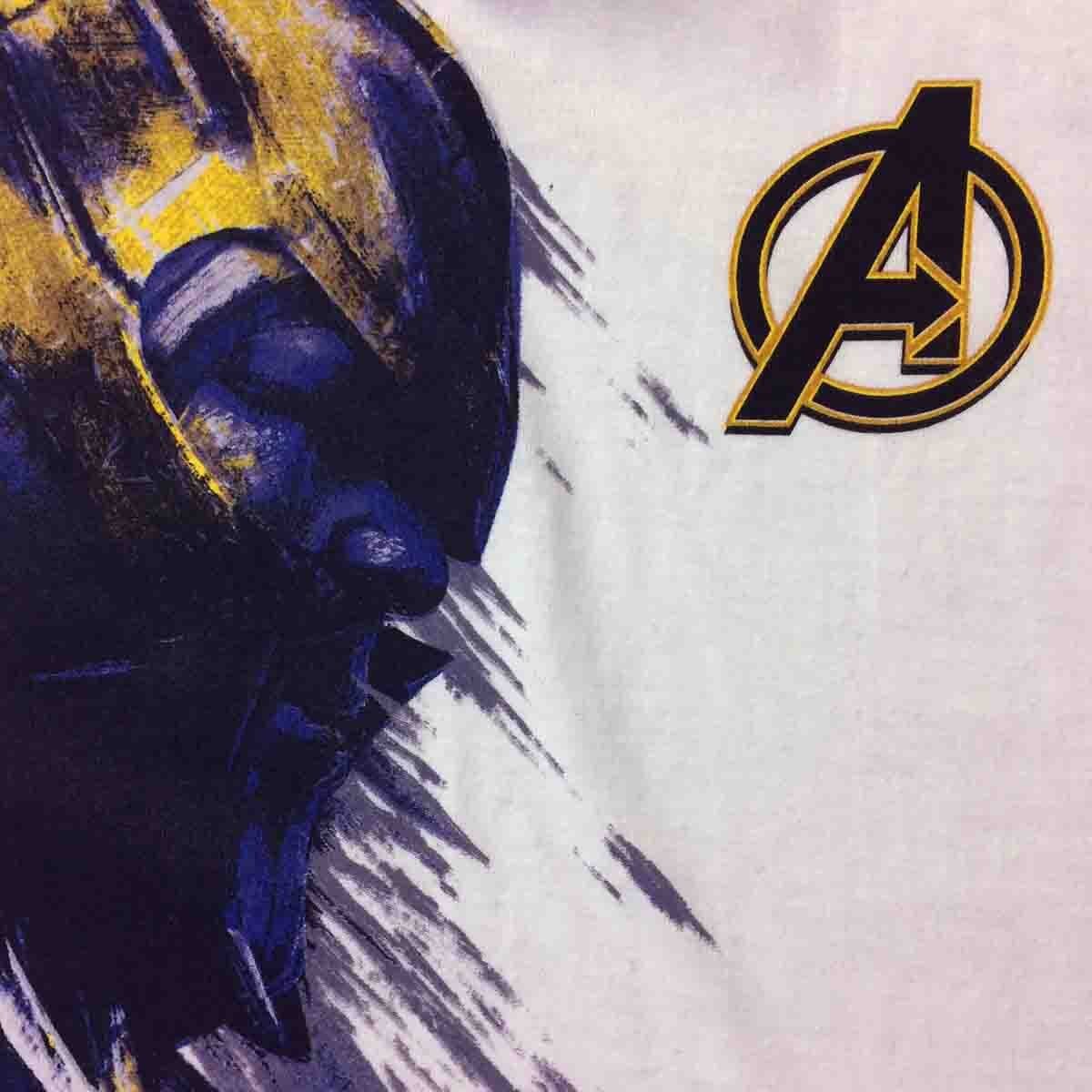 Playera Manga Corta Estampada Engame Avengers