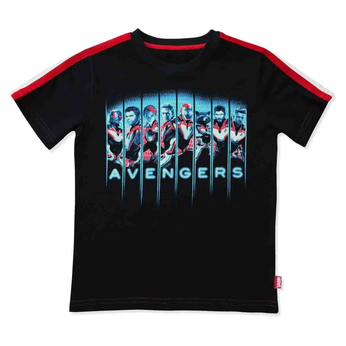 Playera Manga Corta Estampada Engame Avengers