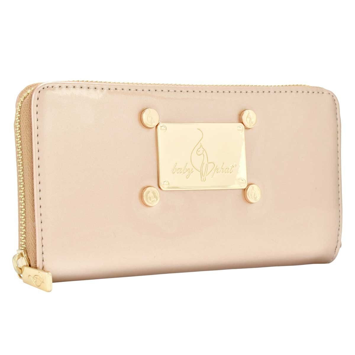Monedero en Charol Color Nude Baby Phat