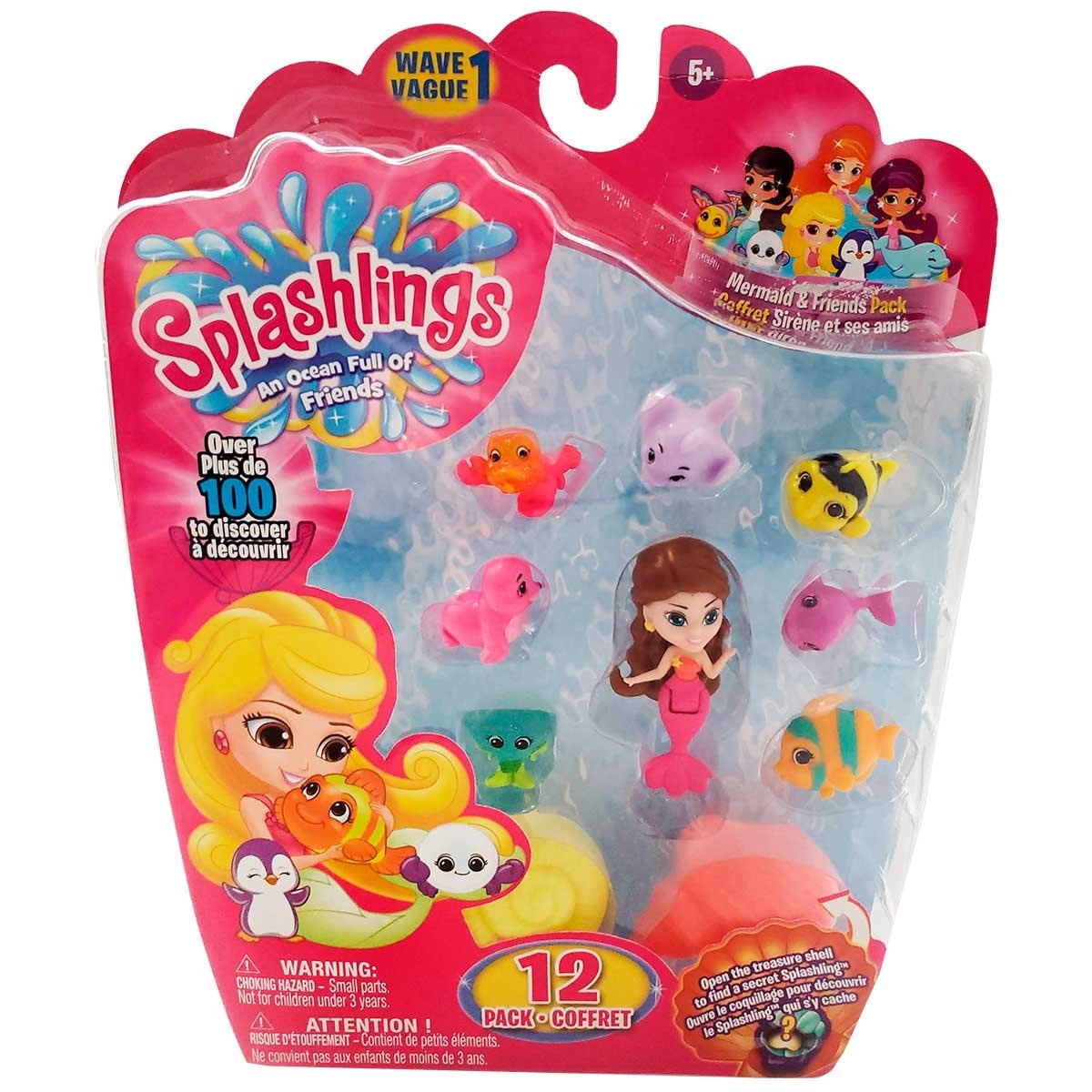 Paquete 6 Figuras Coleccionables Splashlings Toy Plus