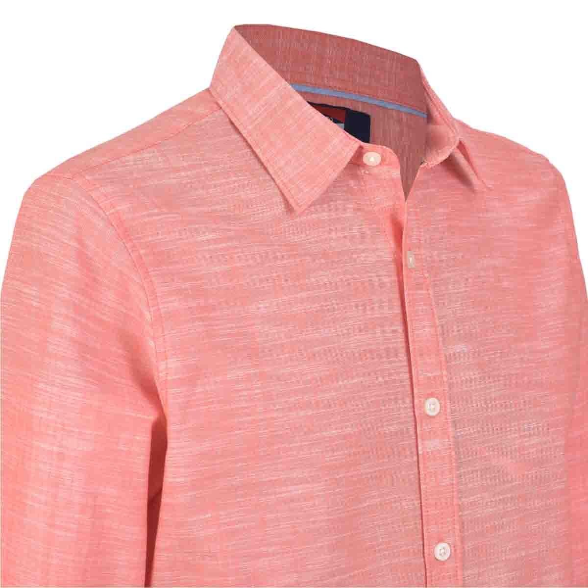 Camisa Manga Larga Casual Lisa Naranja Carlo Corinto