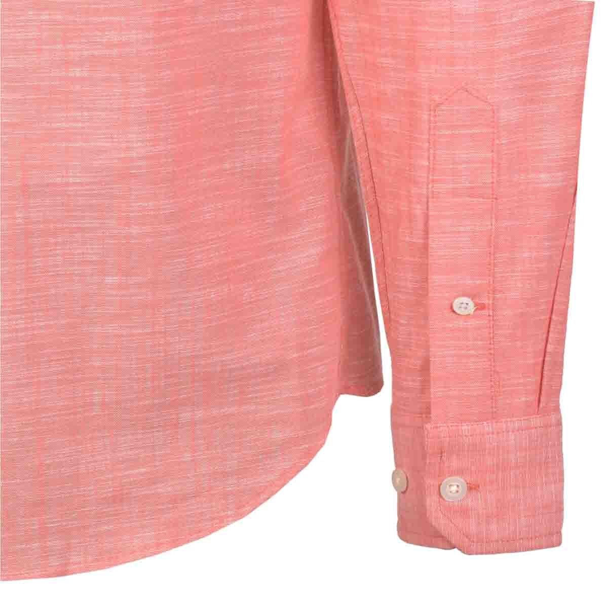 Camisa Manga Larga Casual Lisa Naranja Carlo Corinto