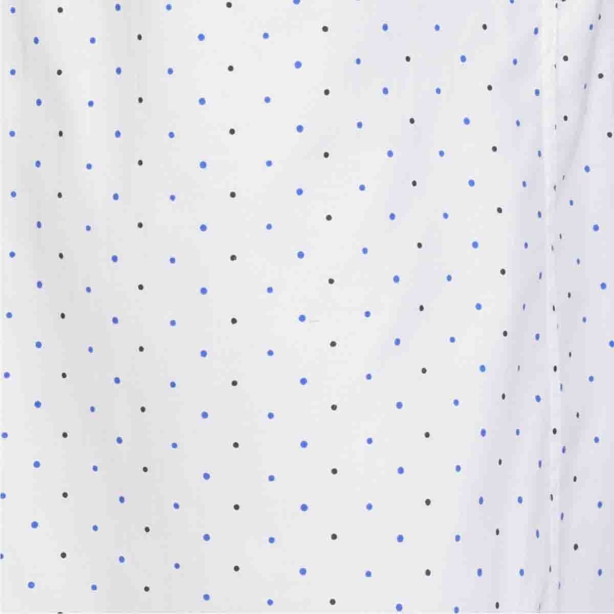 Camisa Manga Corta Casual Esmpada Blanca Carlo Corinto