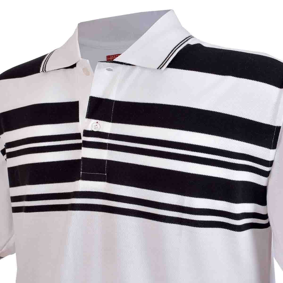 Playera Polo Manga Corta Color Blanco J. Opus