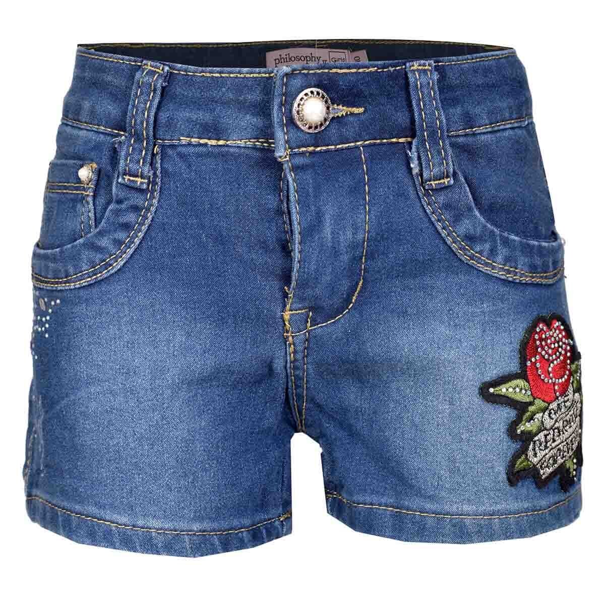 Short con Bordado en Costados Pihlosophy Girls para Niña
