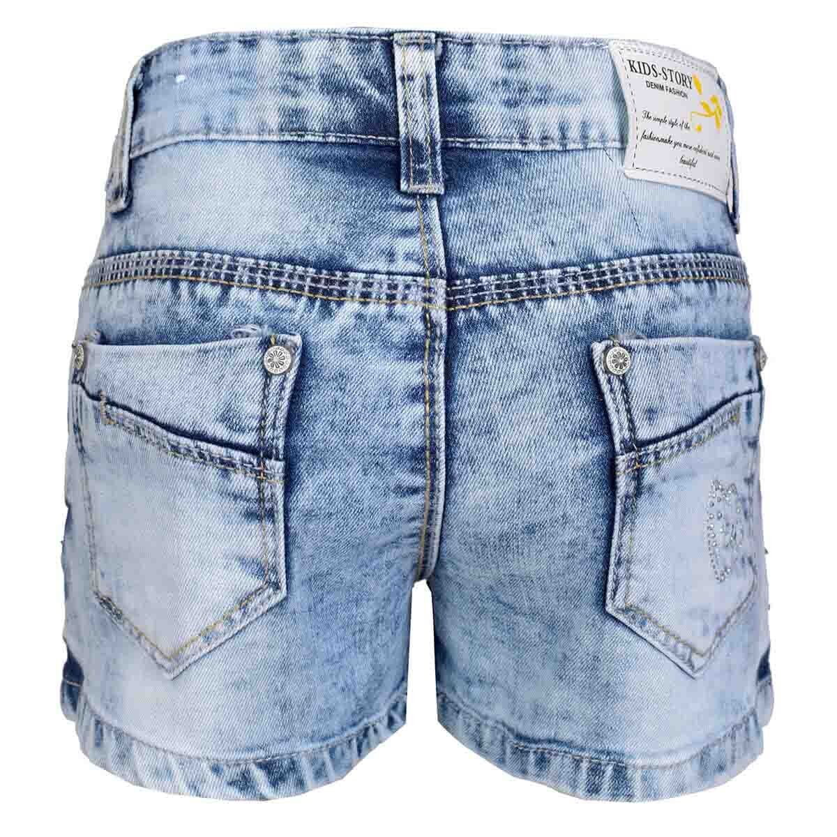 Short Transfer con Flecos de Mezclilla Philosophy Girls para Dama