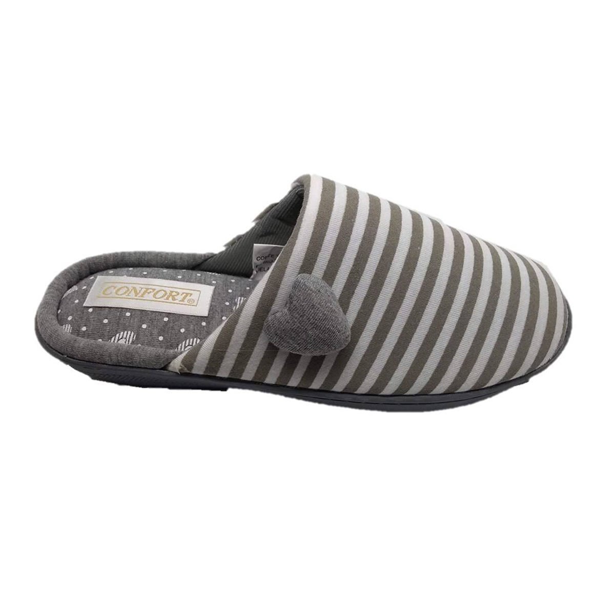 Pantufla Sueco Rayas Confort