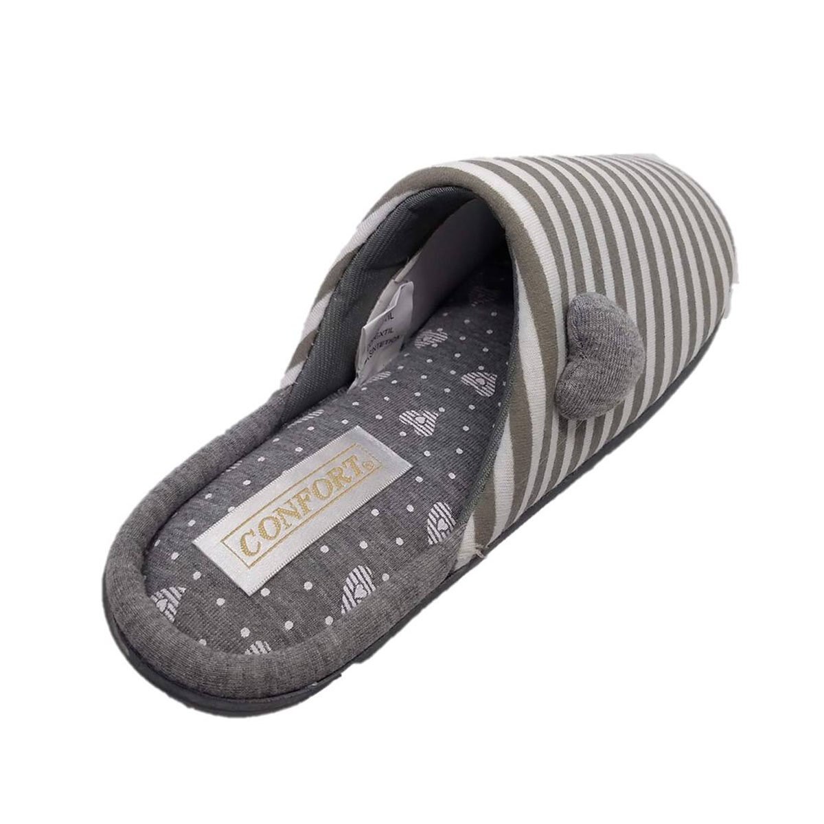 Pantufla Sueco Rayas Confort