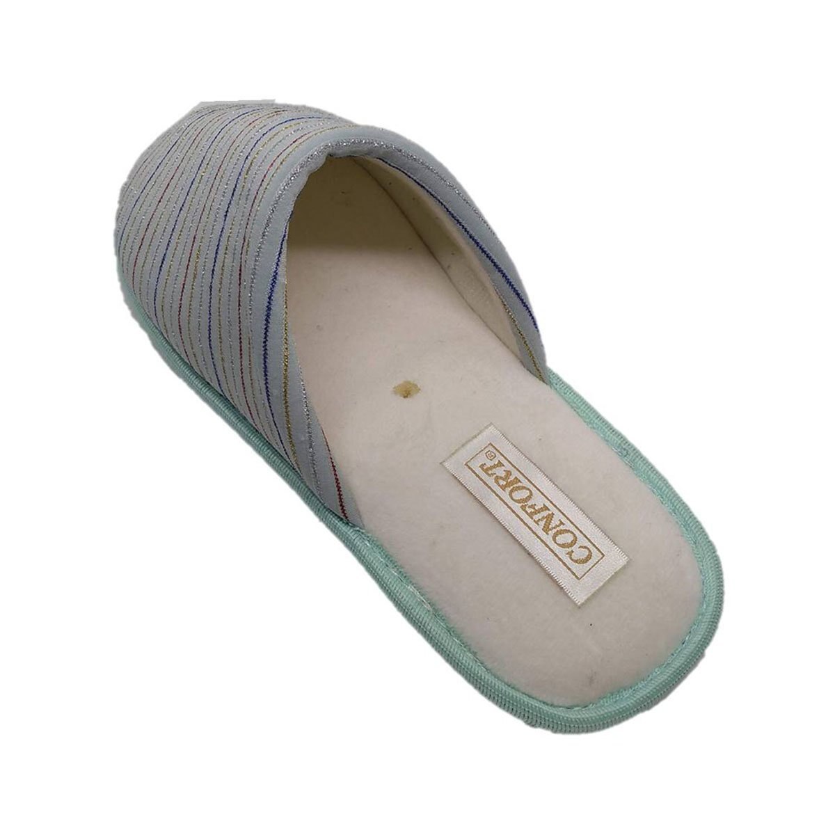 Pantufla Rayas Combinadas Confort