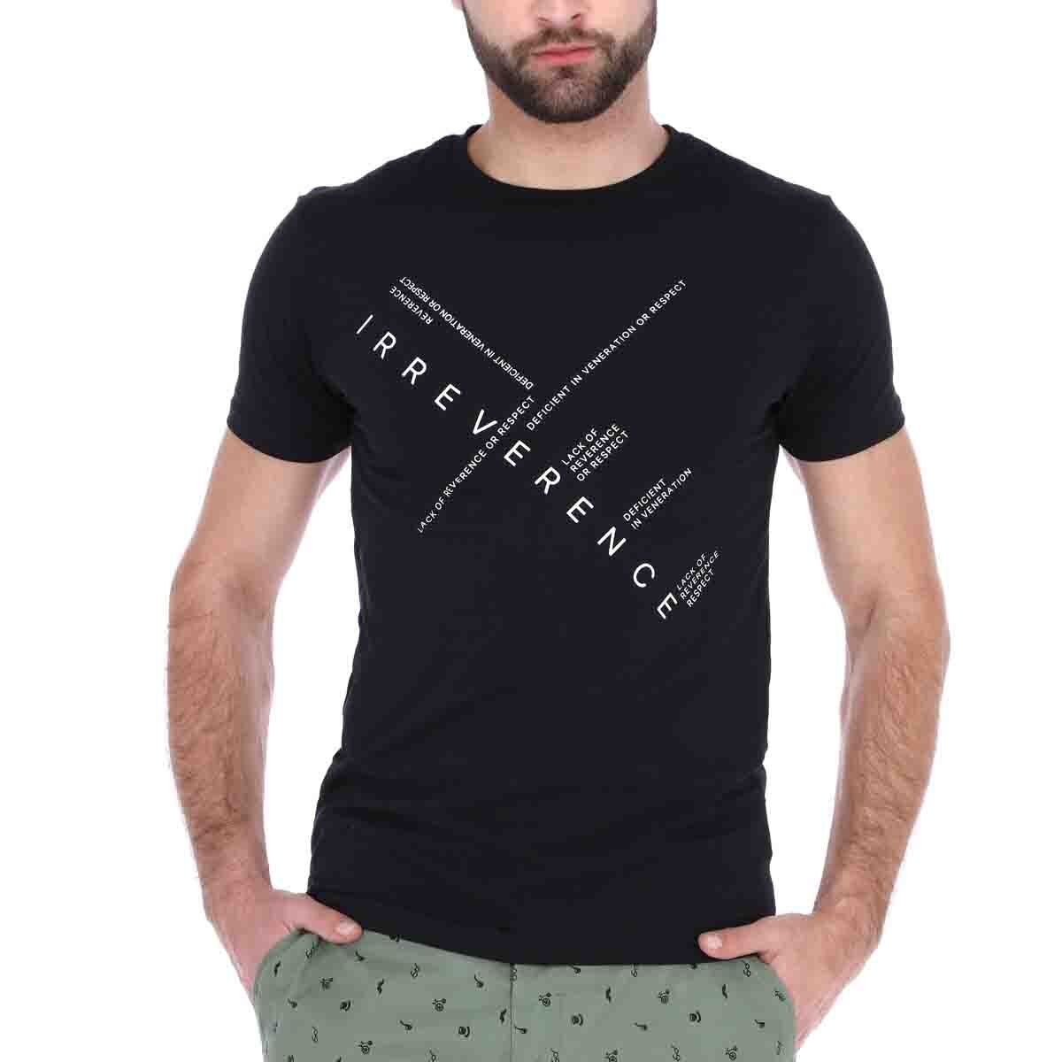 Playera Color Negro Generra para Caballero