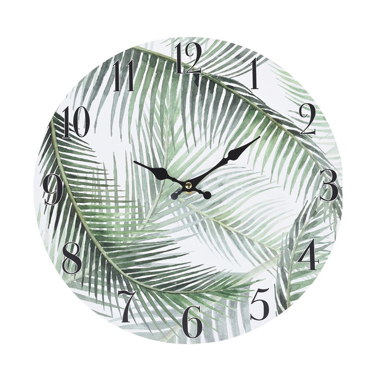 Reloj Pared Mdf 33 Cm Hojas 3