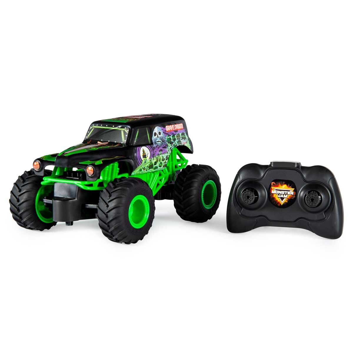 Monster Jam Rc 1:24 Grave Digger Spin Master