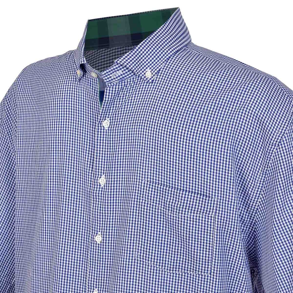 Camisa Manga Corta Color Azul J. Opus