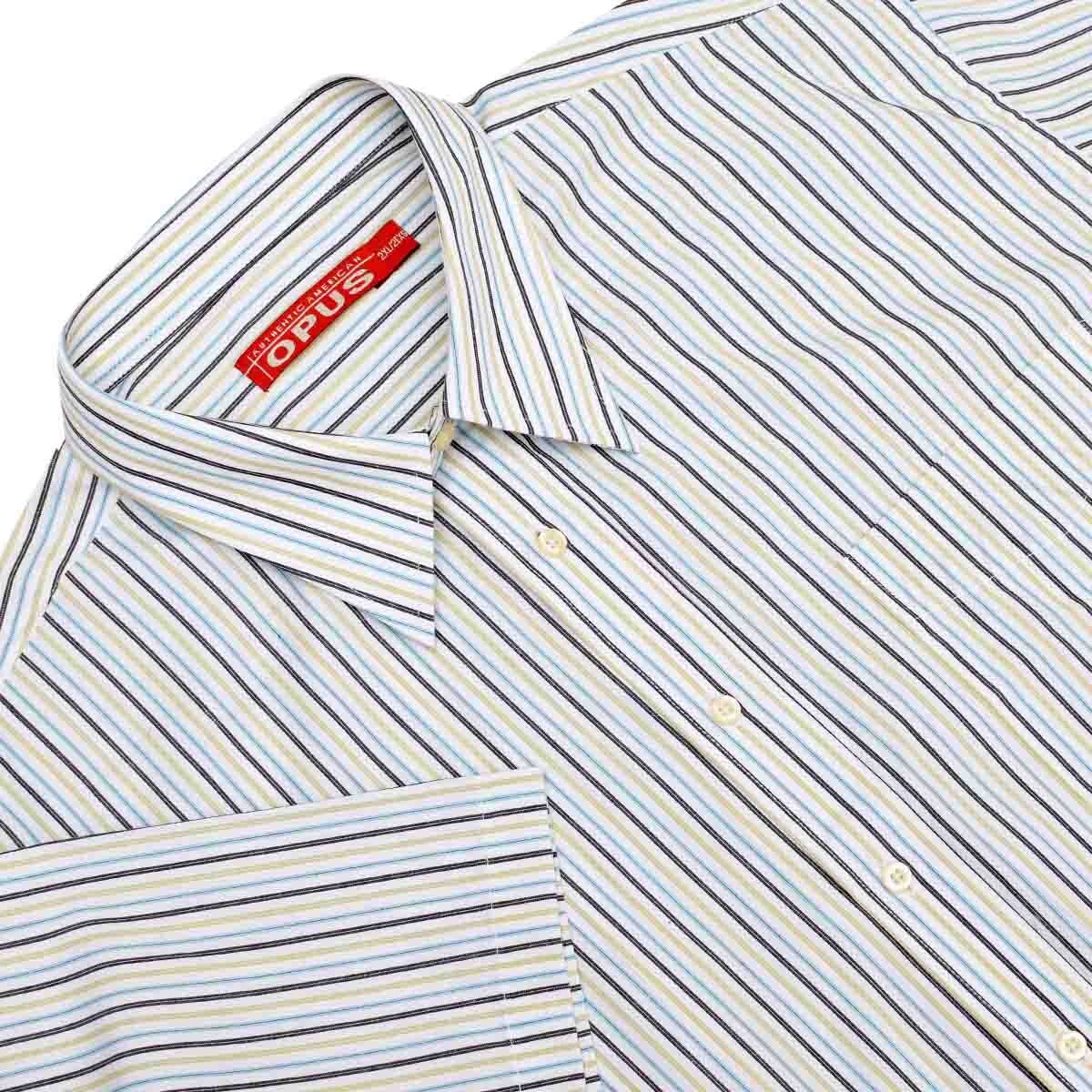 Camisa Manga Corta Color Blanco J. Opus