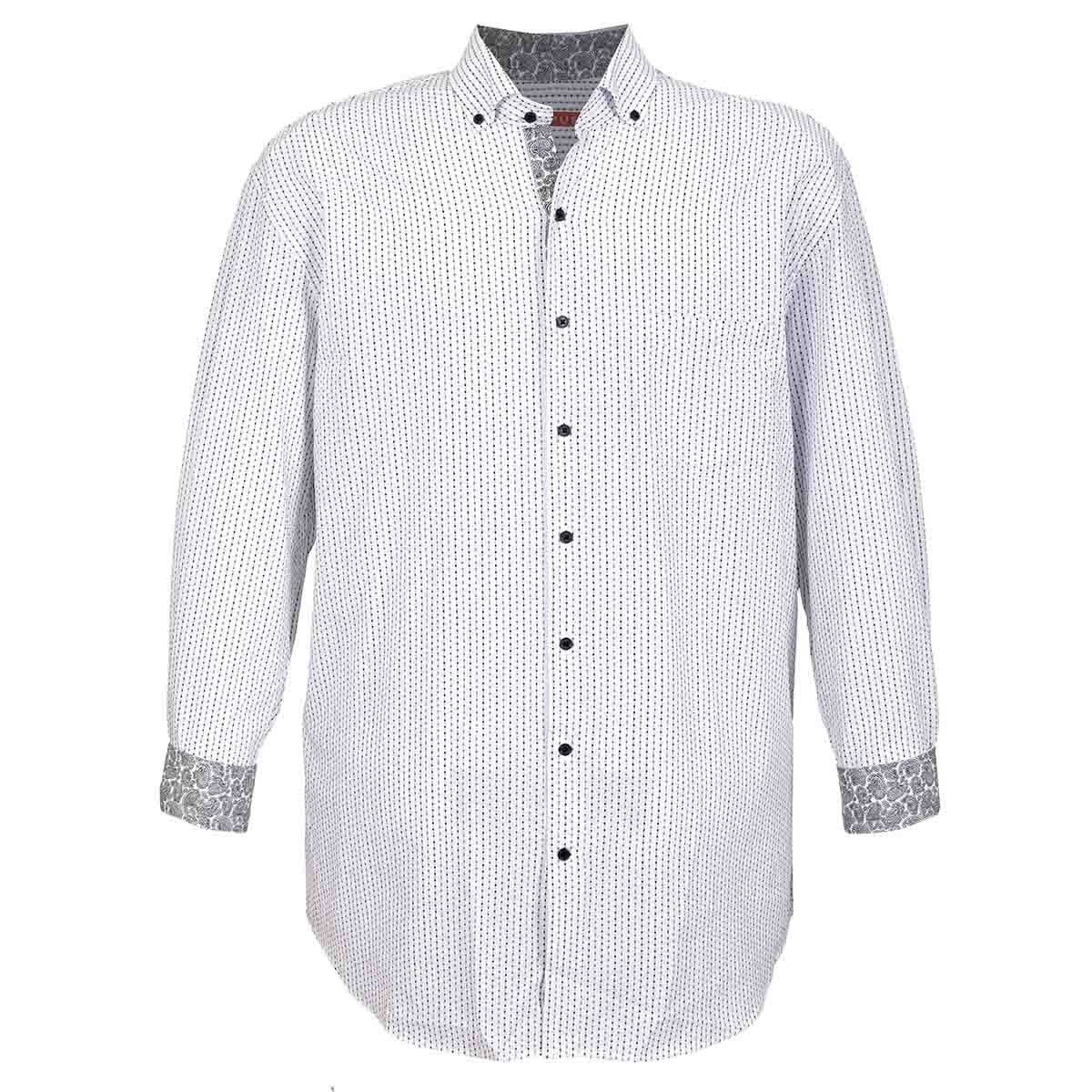 Camisa Manga Larga Color Blanco J. Opus