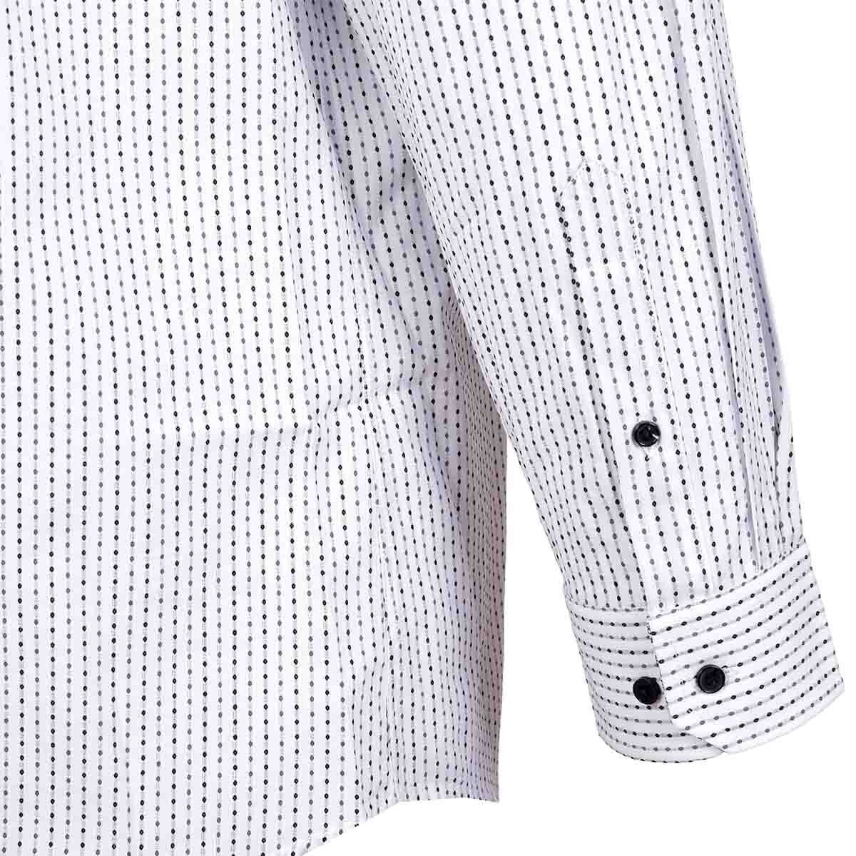 Camisa Manga Larga Color Blanco J. Opus