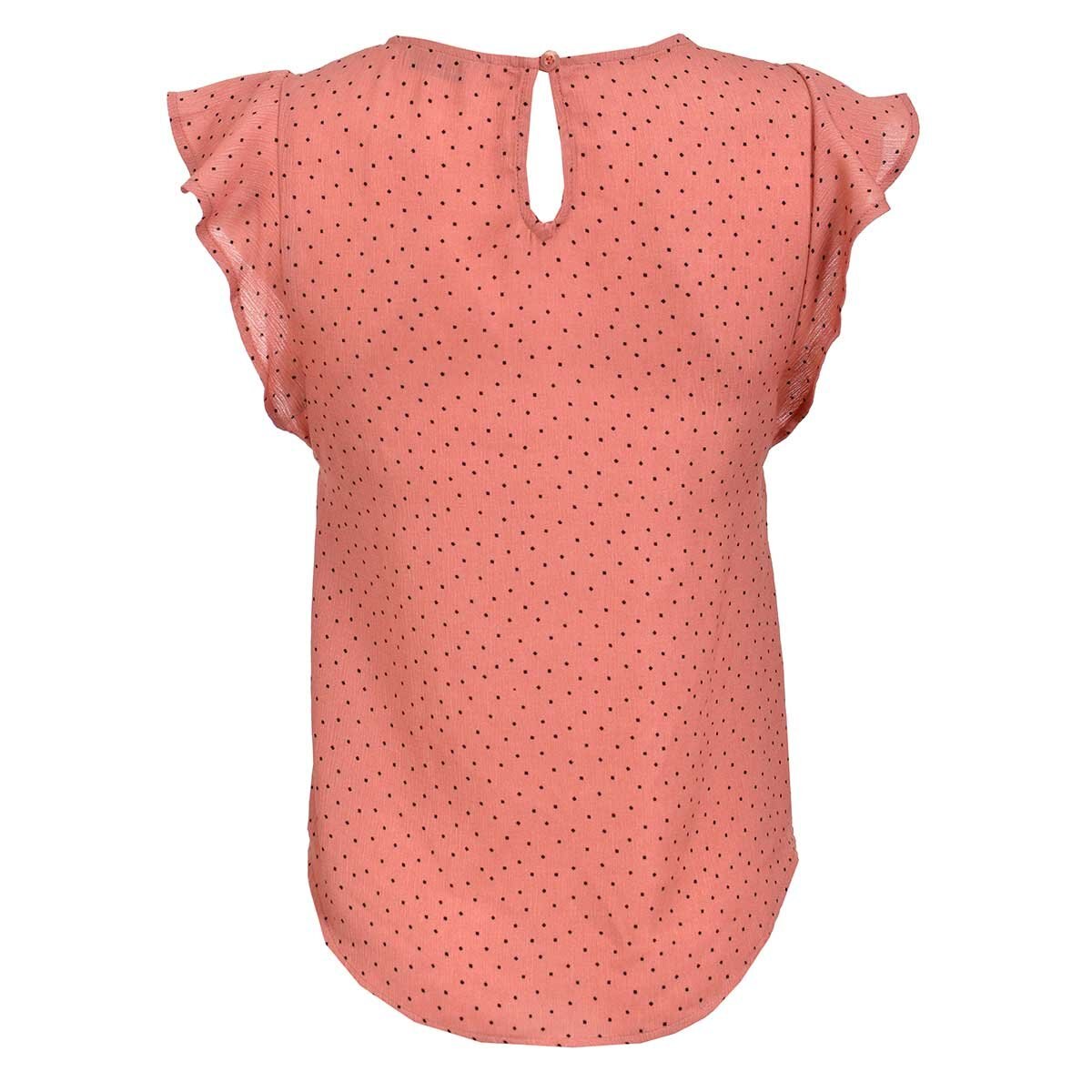 Blusa para Dama Manga Corta con Olan Estampado Philosophy Jr. Woman
