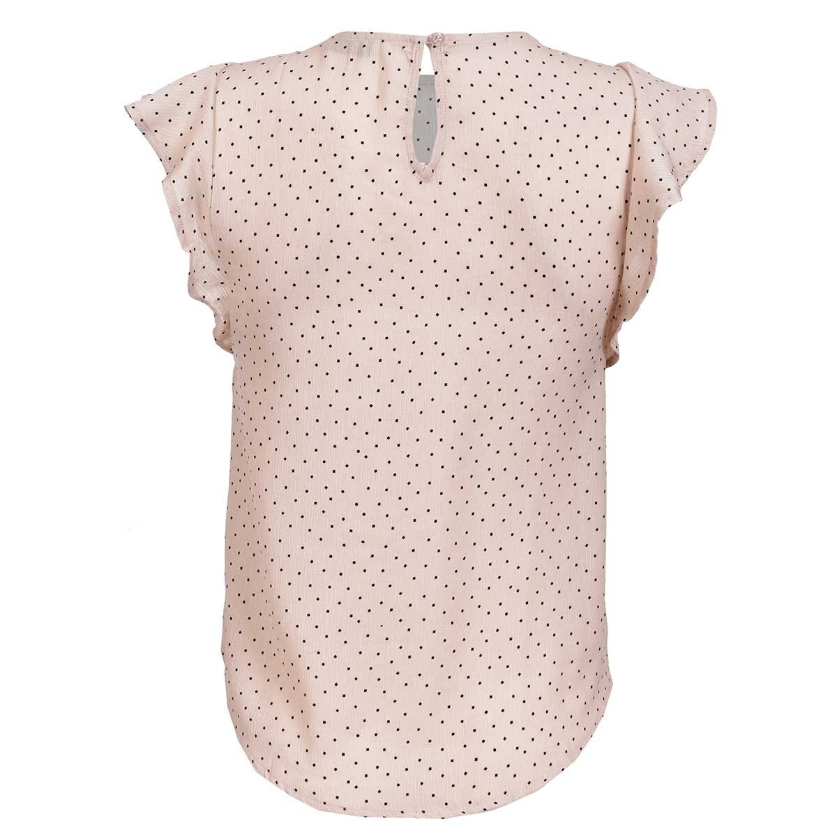 Blusa para Dama Manga Corta con Olan Estampado Philosophy Jr. Woman