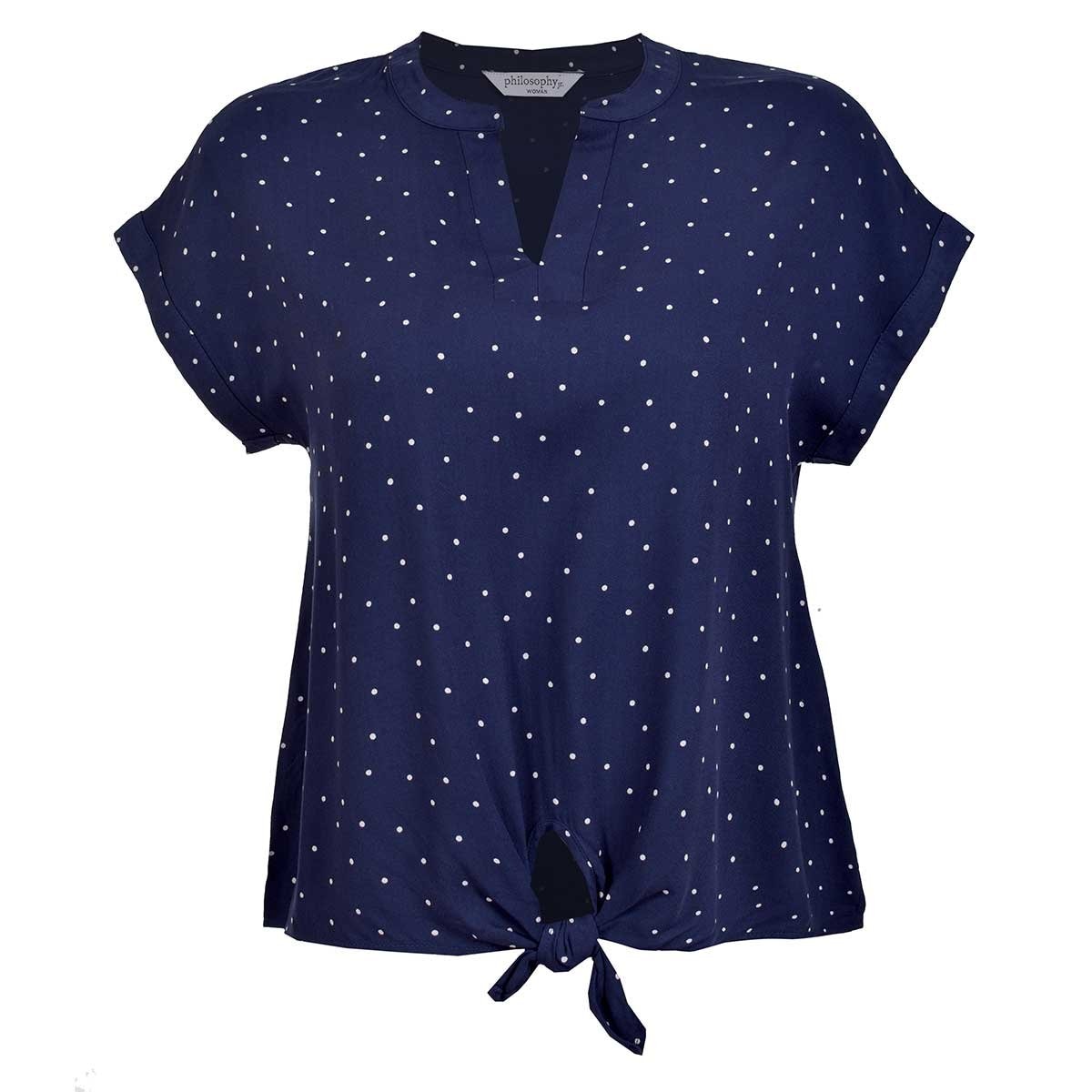 Blusa Manga Corta Estampada Philosophy Jr. Woman