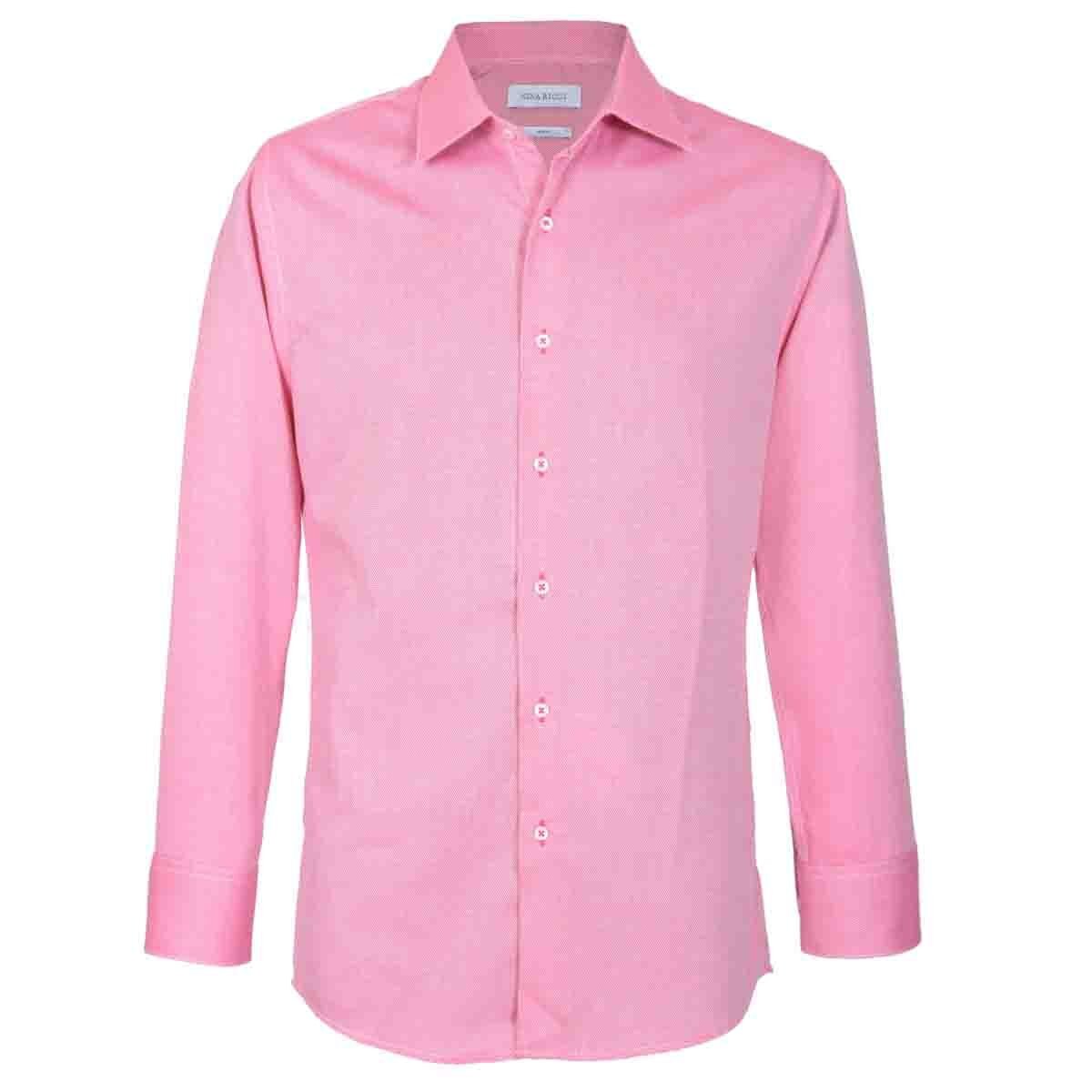 Camisa de Vestir Color Rojo Combinado Nina Ricci